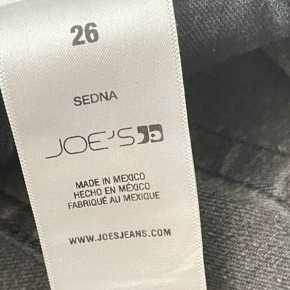 JOE'S Woman SEDNA High Rise Straight Ankle Coated Two Tone Jeans Size: 26 - Picture 7 of 8